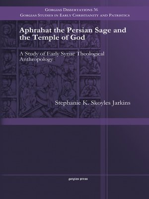 cover image of Aphrahat the Persian Sage and the Temple of God